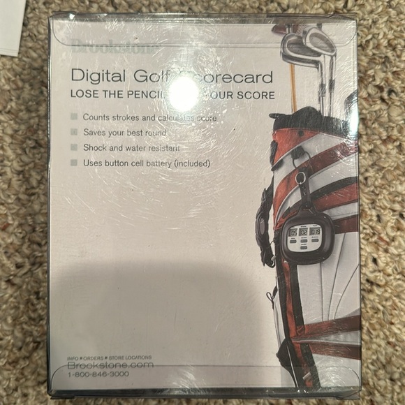 Brookstone Golf Digital Scorecard brand new - Picture 2 of 2